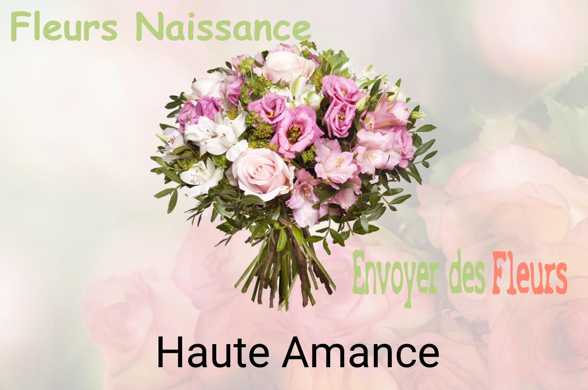 Bouquet de fleurs de naissance livré à Haute-Amance